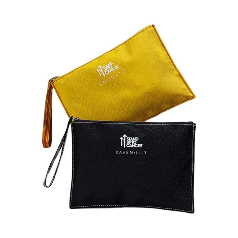 American Airlines Business Class stylish canvas pouch with travel amenity kit.